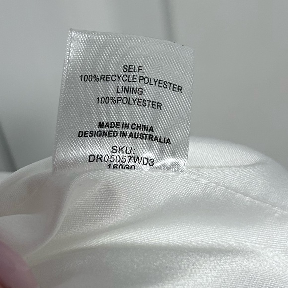 MEREDITH Strapless Bow Mini Dress - White - Picture 14 of 16